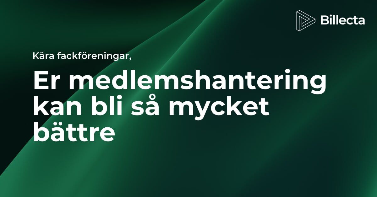 medlemshantering för fackföreringar