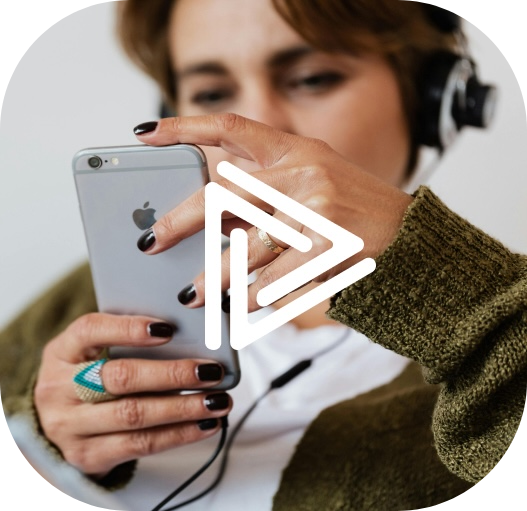 Woman looking at phone